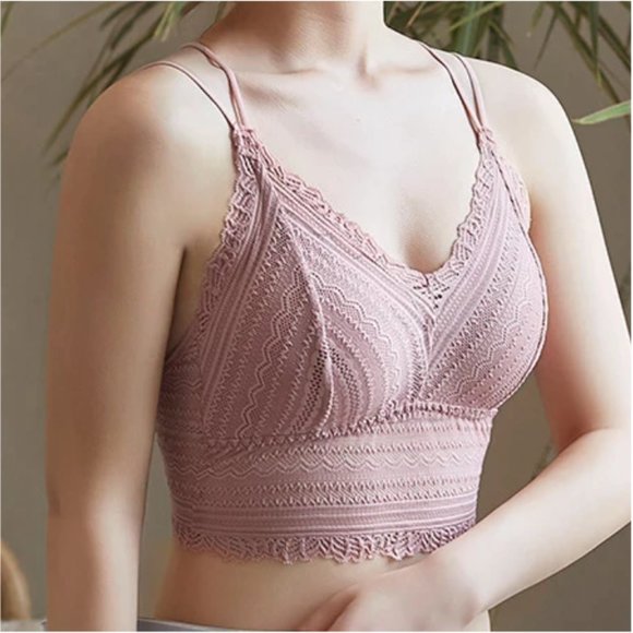 New Seamless Lace Bralette Bra Top - Picture 3 of 16